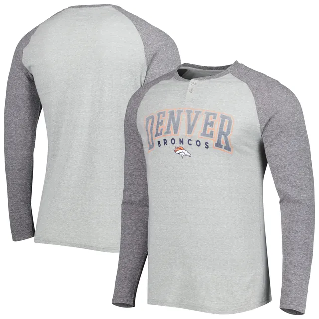 Lids Denver Broncos Concepts Sport Ledger Raglan Long Sleeve