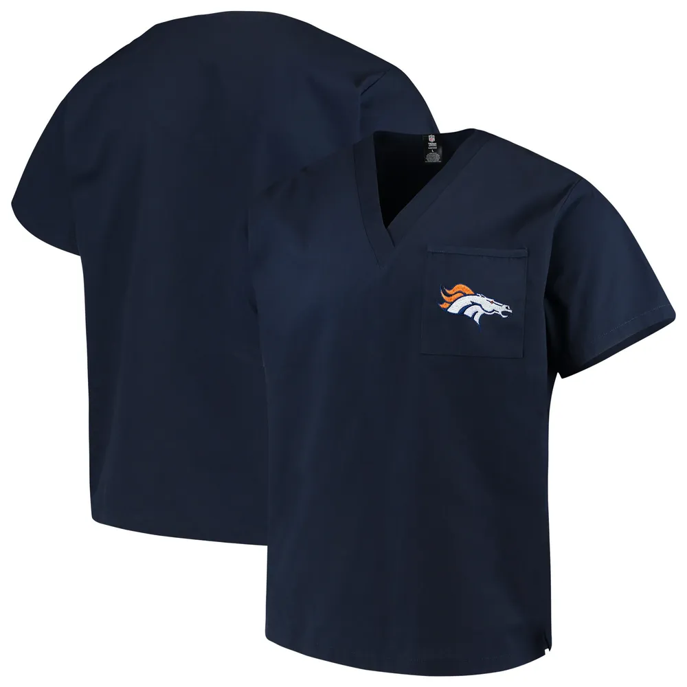 Women's Denver Broncos Concepts Sport Navy/Heather Gray Plus Size