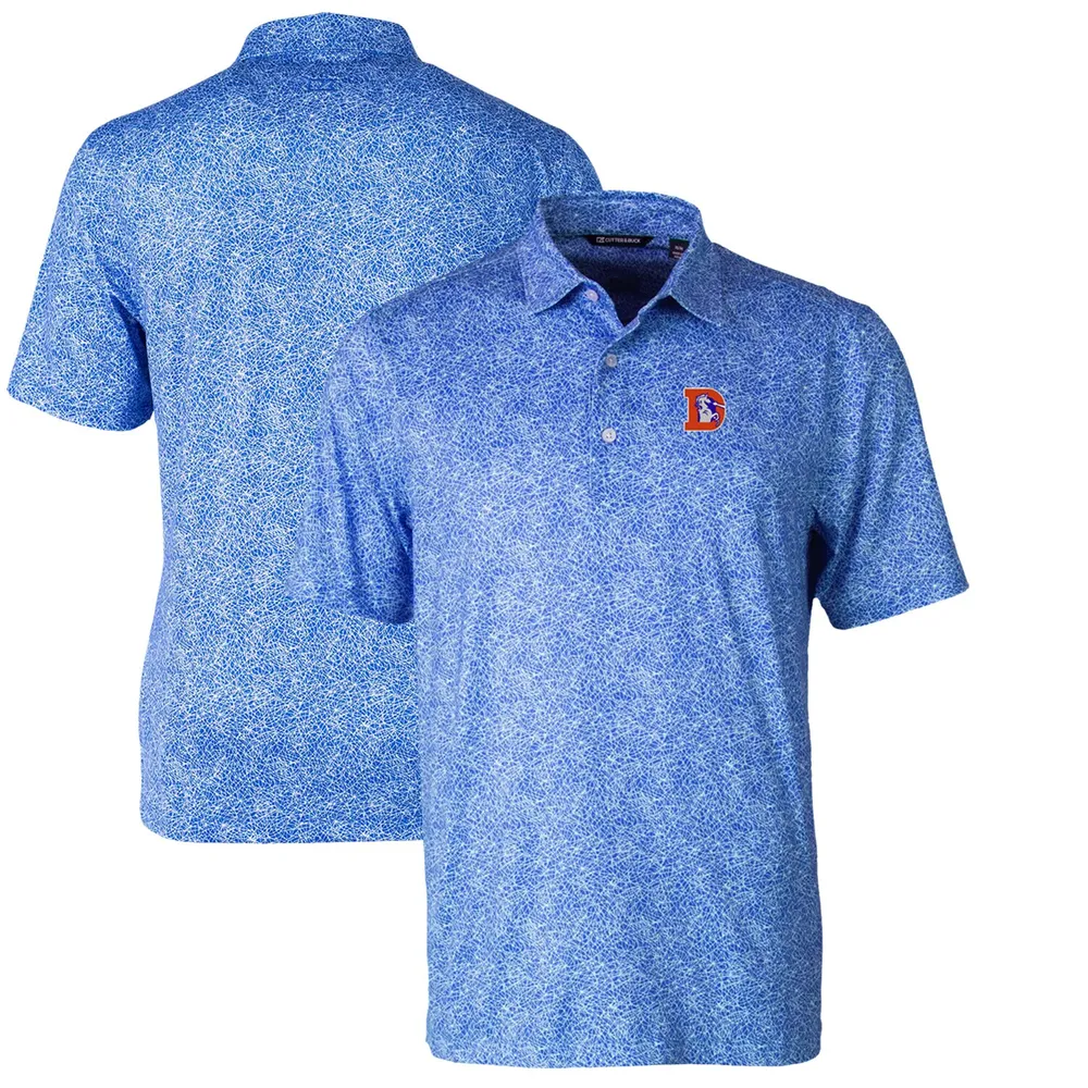 Lids Denver Broncos Cutter & Buck Advantage Tri-Blend Pique Polo