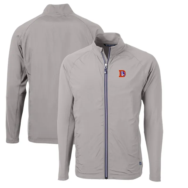 Lids Denver Broncos Cutter & Buck Adapt Eco Knit Hybrid Recycled Full-Zip  Throwback Jacket