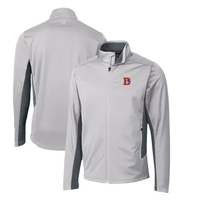 Lids Denver Broncos Cutter & Buck Throwback Logo Vapor Water Repellent  Stretch Full-Zip Rain Jacket