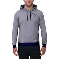 Men's Darius Rucker Collection by Fanatics Navy Denver Broncos Tonal Knit Pullover Hoodie
