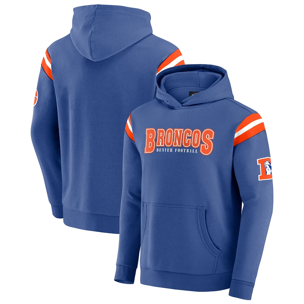 Men's Darius Rucker Collection by Fanatics Powder Blue Denver Broncos NFL Football Pullover Hoodie