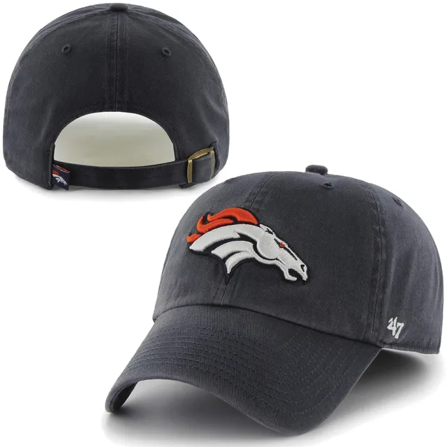 47 Men's Denver Broncos Clean Up Orange Adjustable Hat