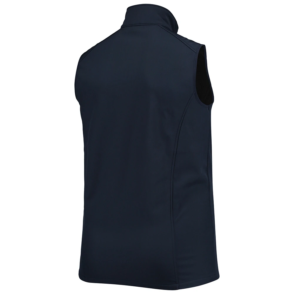 Men's Dunbrooke Navy Denver Broncos Big & Tall Archer Softshell Full-Zip Vest