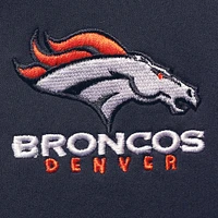 Men's Dunbrooke Navy Denver Broncos Big & Tall Archer Softshell Full-Zip Vest