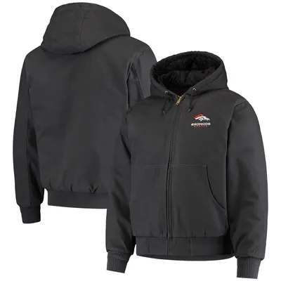 Denver Broncos Dunbrooke Dakota Cotton Canvas Hooded Jacket - Navy