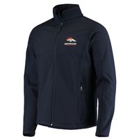 Men's Dunbrooke Navy Denver Broncos Sonoma Softshell Full-Zip Jacket