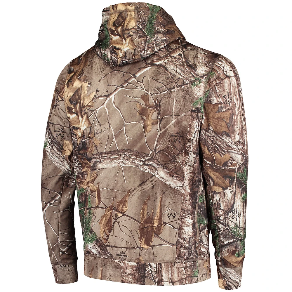 Men's Dunbrooke Realtree Camo Denver Broncos Circle Champion Tech Fleece Pullover Hoodie