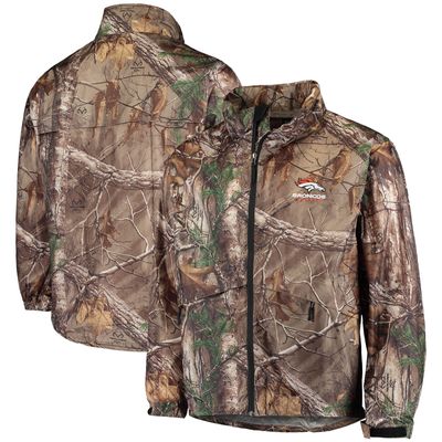 Men's Dunbrooke Realtree Camo Denver Broncos Circle Sportsman Waterproof Packable Full-Zip Jacket