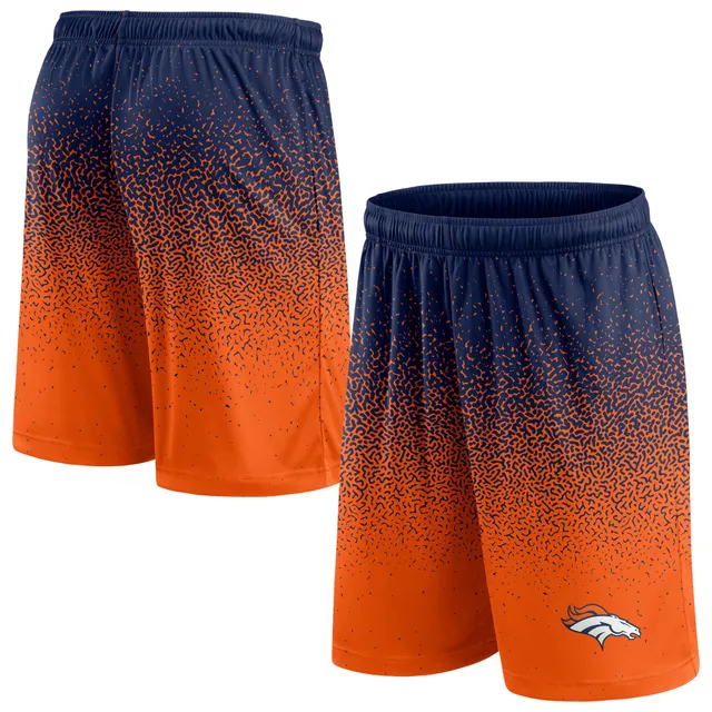 Lids Denver Broncos Fanatics Branded Ombre Shorts - Navy/Orange