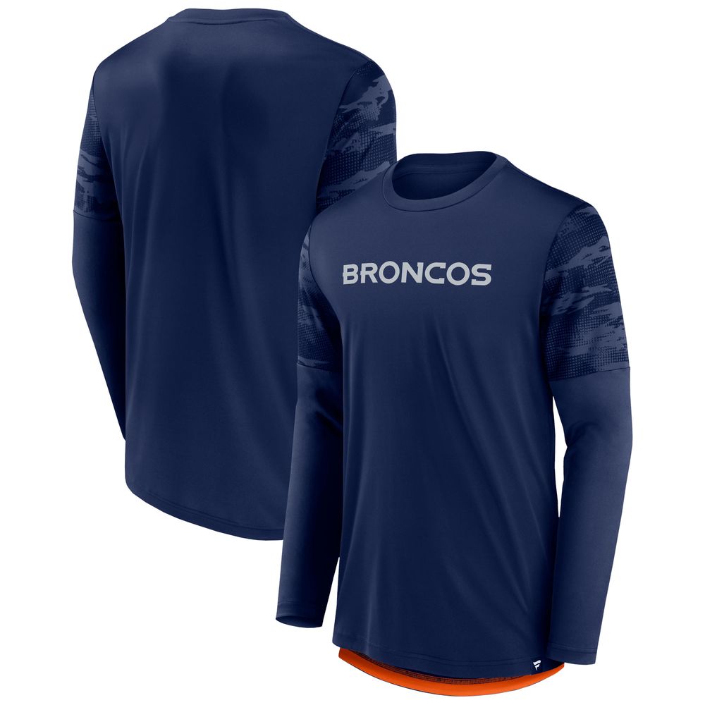 Men's Fanatics Branded Navy/Orange Denver Broncos Player Pack T-Shirt Combo Set