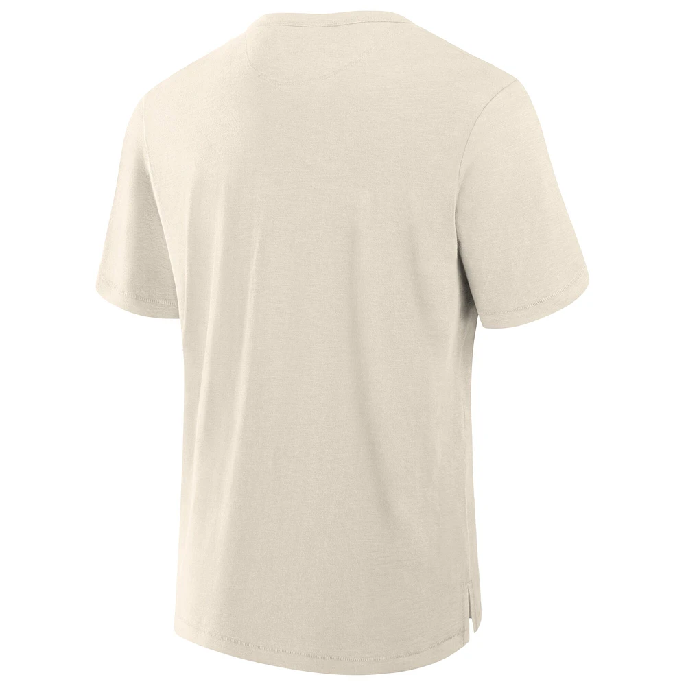T-shirt fanatique pour homme à imprimé crème des Broncos de Denver