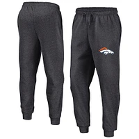 Men's Fanatics  Heather Charcoal Denver Broncos Boost Fleece Joggers