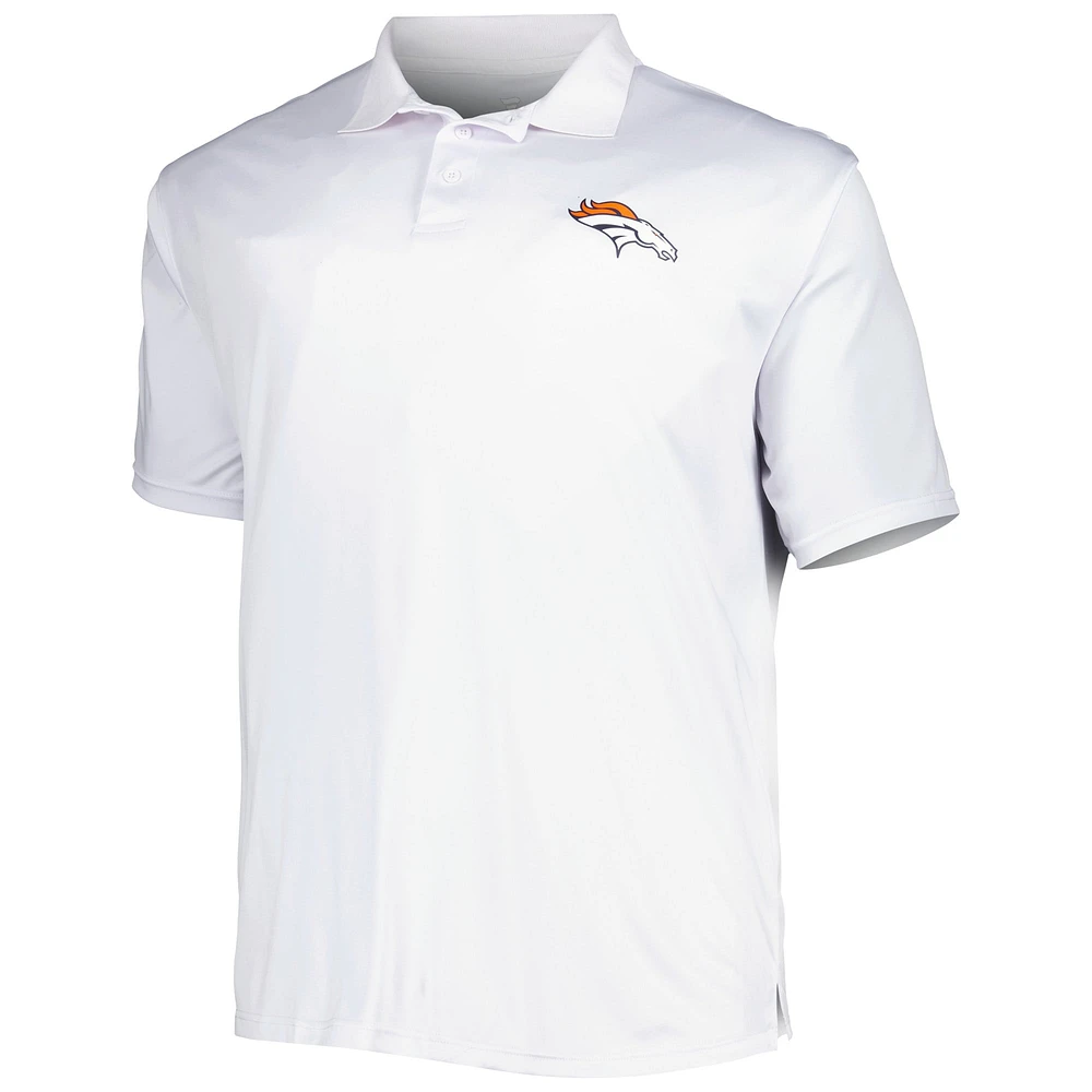 Ensemble de deux polos unis Denver Broncos Fanatics pour hommes bleu marine/blanc