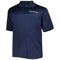 Men's Fanatics Navy/White Denver Broncos Solid Two-Pack Polo Set