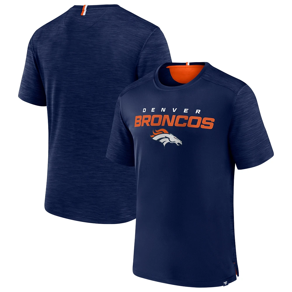 Men's Fanatics Navy Denver Broncos Defender Evo T-Shirt