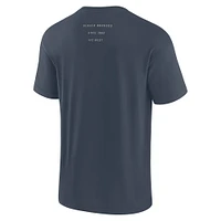 T-shirt Fanatics pour homme bleu marine Denver Broncos Elements Weathered Future Ground