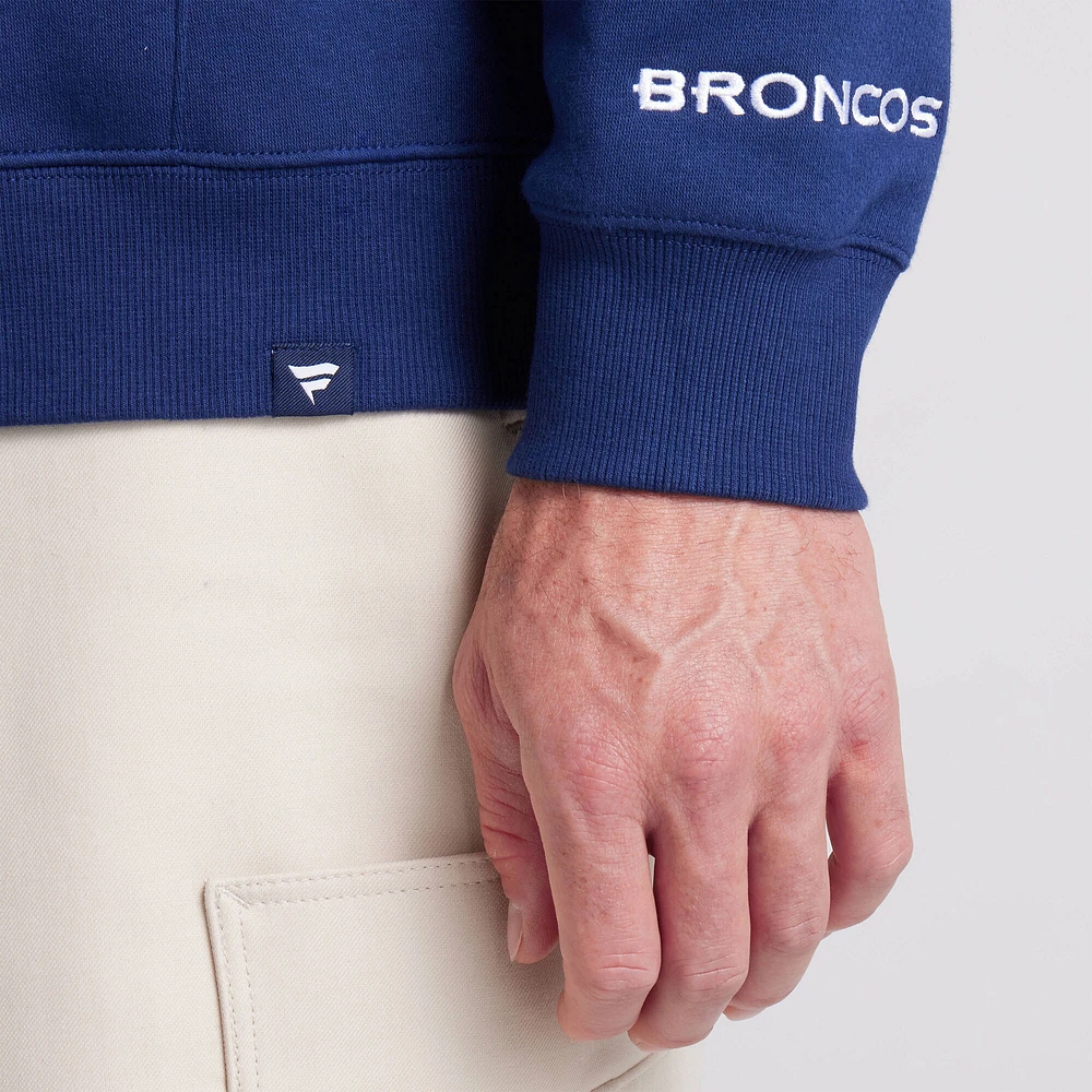 Men's Fanatics  Navy Denver Broncos Pylon Cam Legacy Pullover Hoodie