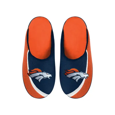 Denver Broncos FOCO Big Logo Color Edge Slippers