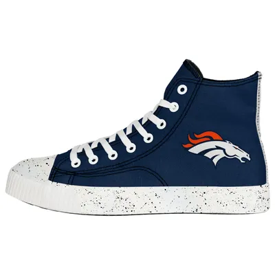 Denver Broncos FOCO Paint Splatter High Top Sneakers