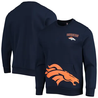 Denver Broncos FOCO Pocket Pullover Sweater - Navy