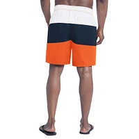 Men's G-III Sports by Carl Banks  Orange/Navy Denver Broncos Sunrise Volley Swim Shorts