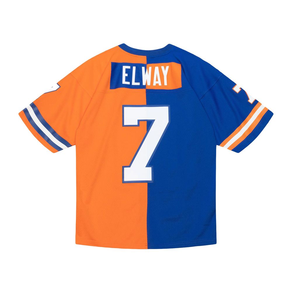 Mitchell & Ness Men's John Elway Orange Denver Broncos Legacy Replica Jersey