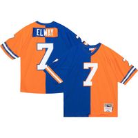 Men's Mitchell & Ness John Elway Orange Denver Broncos Legacy Replica Jersey