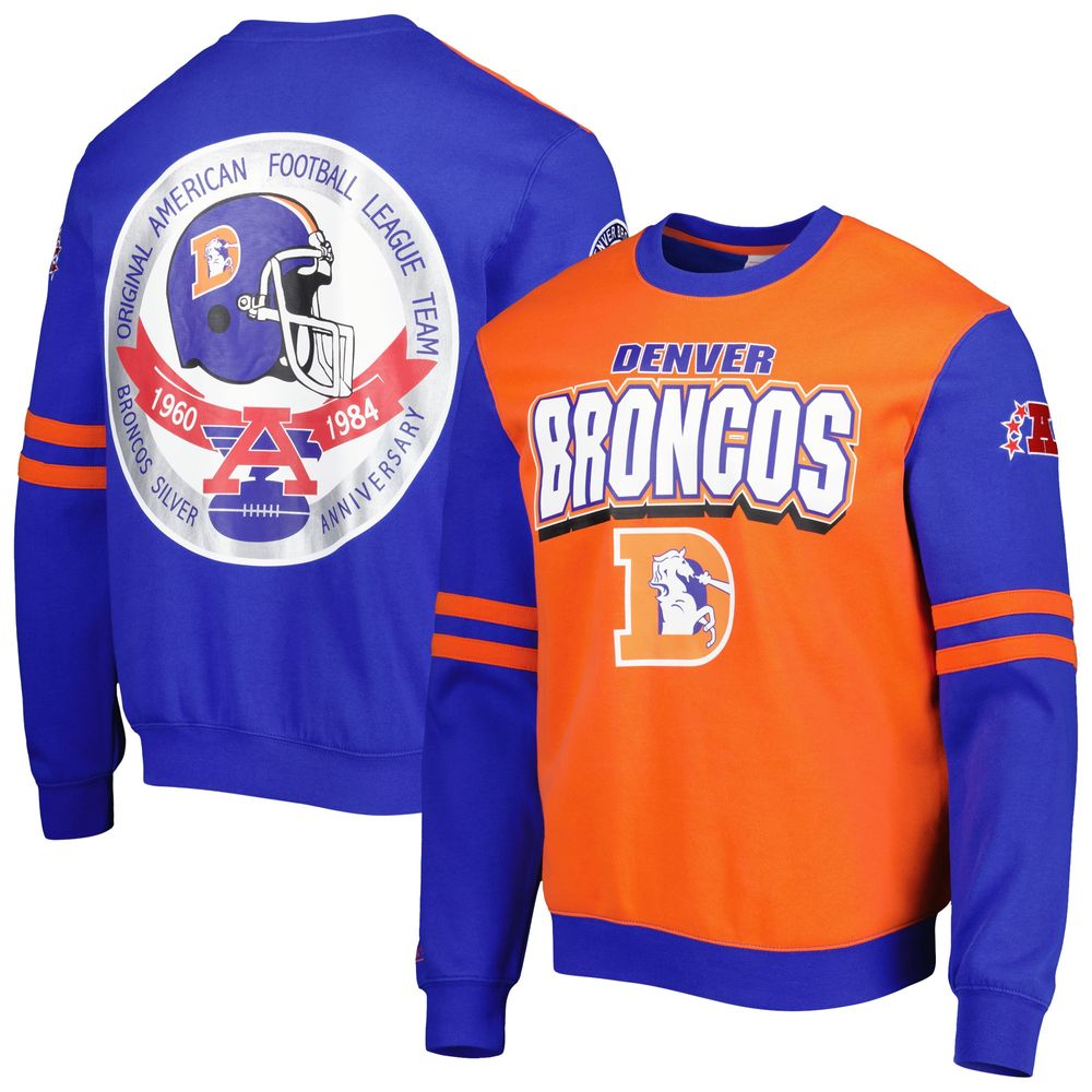 Mitchell & Ness Denver Broncos Pullover Hoodie 1x Black/White/Multi