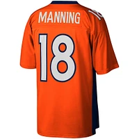 Maillot réplique Mitchell & Ness Peyton Manning orange Denver Broncos Legacy pour hommes