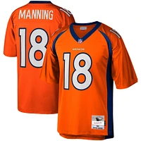 Maillot réplique Mitchell & Ness Peyton Manning orange Denver Broncos Legacy pour hommes