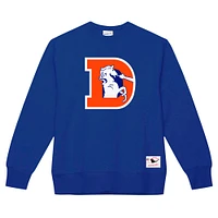 1 sweat-shirt en polaire basique Mitchell & Ness Royal Denver Broncos