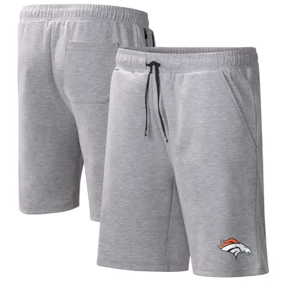 Denver Broncos MSX by Michael Strahan Trainer Shorts - Heather Gray