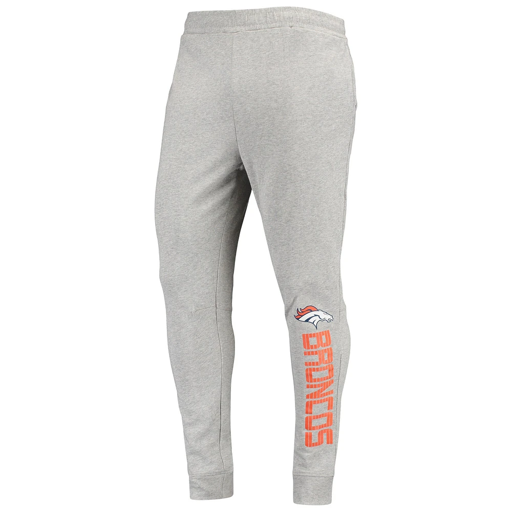 Pantalon de jogging Denver Broncos MSX by Michael Strahan gris chiné pour homme