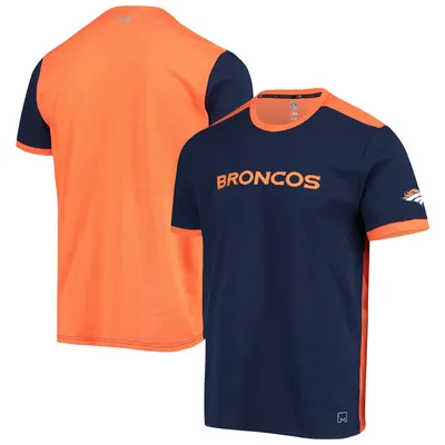 Denver Broncos Nike Dri-Fit Cotton Long Sleeve Raglan T-Shirt - Mens