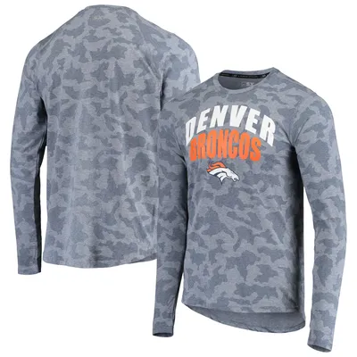 Denver Broncos Nike Dri-Fit Cotton Long Sleeve Raglan T-Shirt - Mens