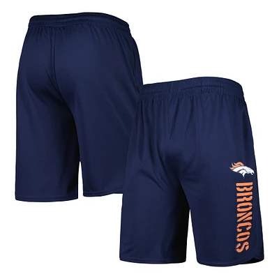 MSX by Michael Strahan - Short d'équipe Denver Broncos bleu marine pour homme