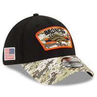 Men's New Era Black/Camo Denver Broncos 2021 Salute To Service - 39THIRTY Flex Hat