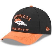 Men's New Era /Orange Denver Broncos 2025 NFL Draft 9FORTY A-Frame M-Crown Adjustable Hat