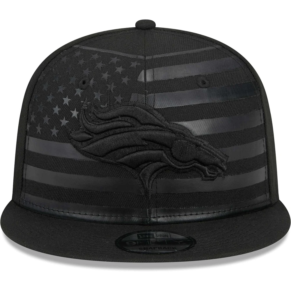 Casquette Snapback 9FIFTY Independent des Broncos de Denver New Era pour homme, noire