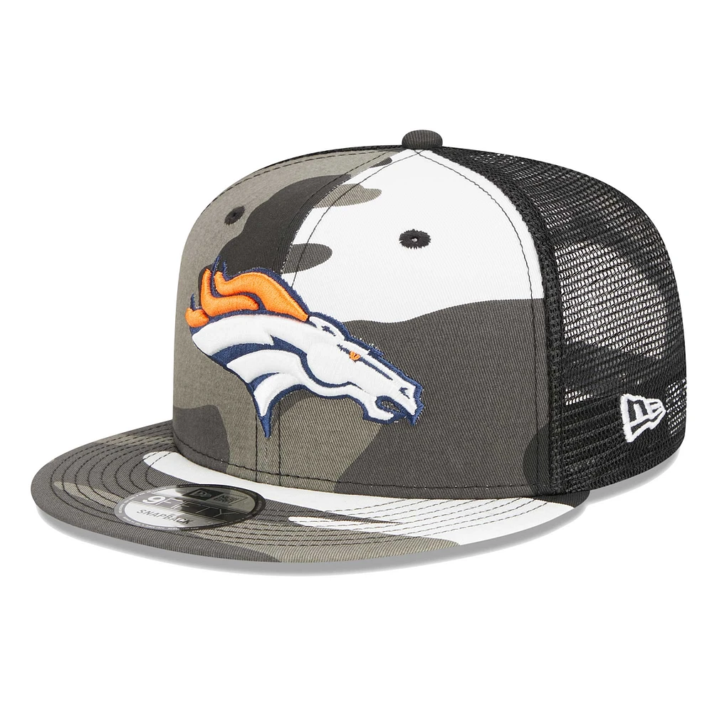 Casquette Snapback 9FIFTY Dark Trucker Denver Broncos New Era pour hommes