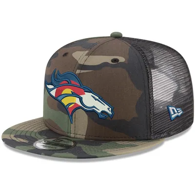 Denver Broncos THROWBACK ARMY CAMO TRUCKER Hat by New Era