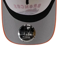 Men's New Era /Orange Denver Broncos 2025 NFL Draft 9FORTY A-Frame M-Crown Adjustable Hat