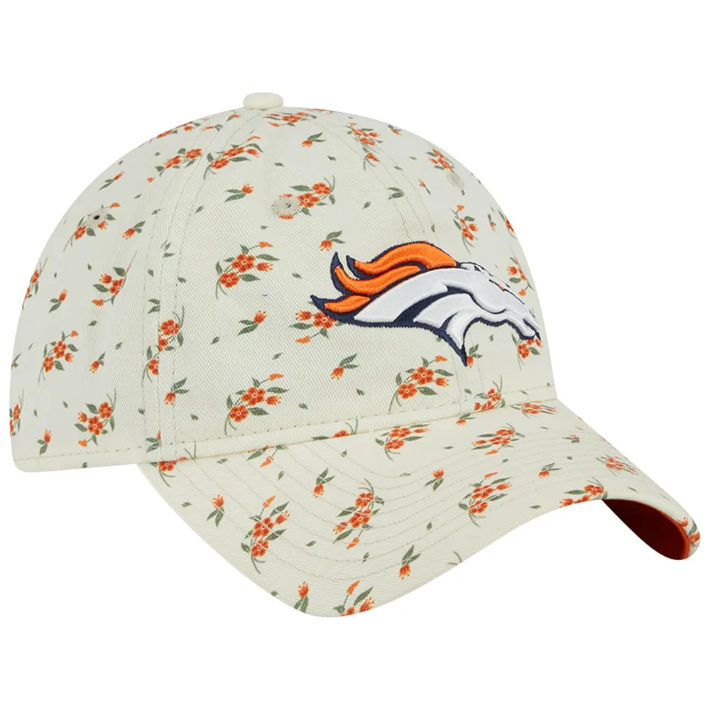 Lids Denver Broncos New Era Bloom 9TWENTY Adjustable Hat - Cream