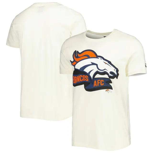 Lids Denver Broncos New Era Women's Ink Dye Sideline V-Neck T-Shirt - Navy