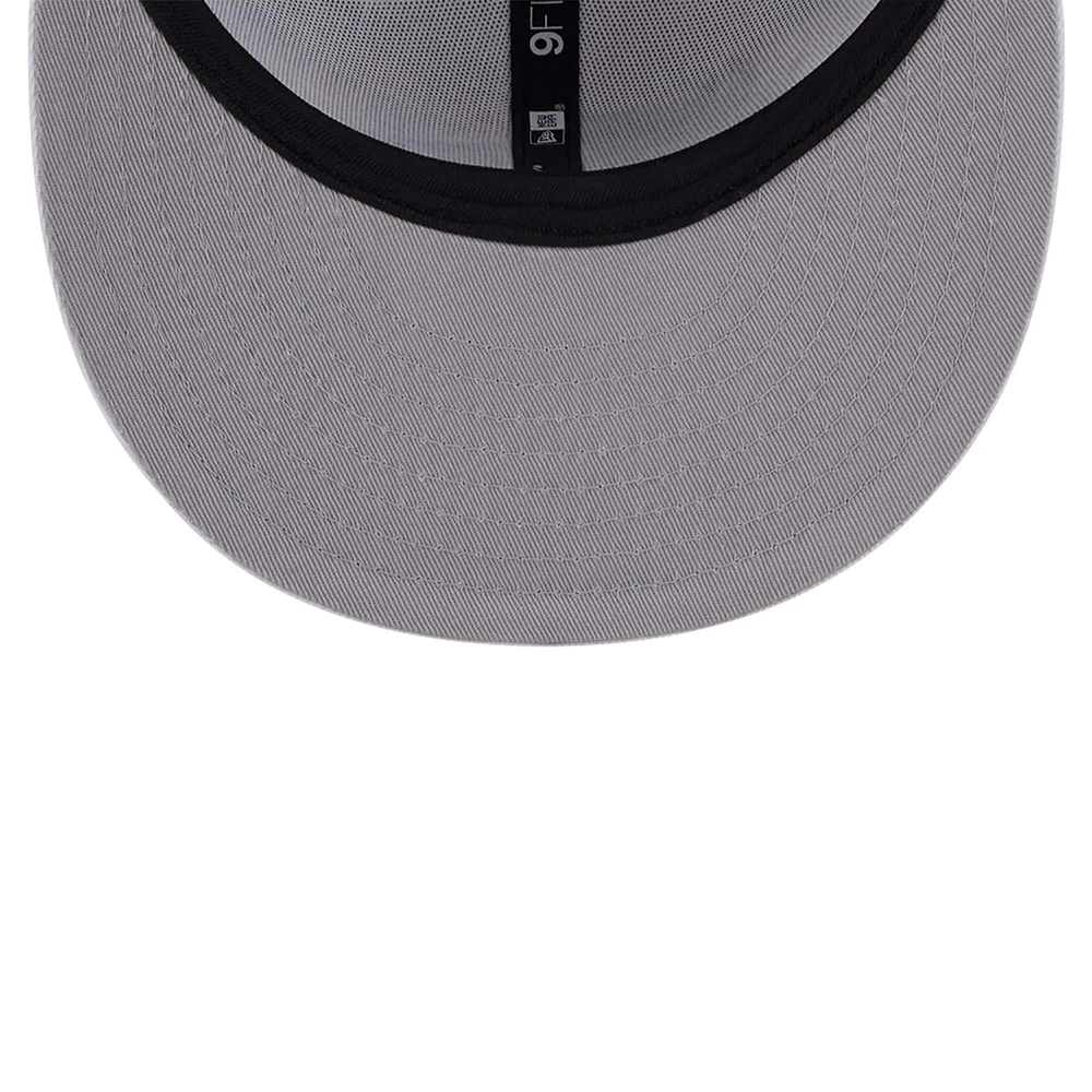 Men's New Era Denver Broncos Main White on White 9FIFTY Snapback Hat