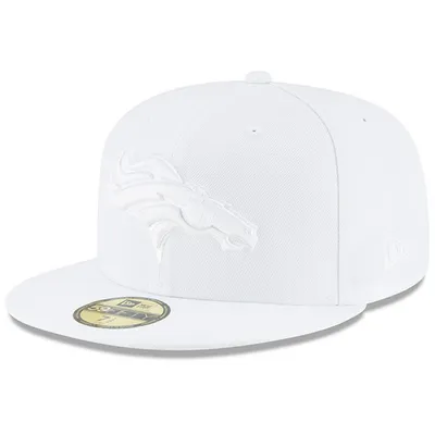 Men's New Era White/Gray Denver Broncos 50th Anniversary Gold