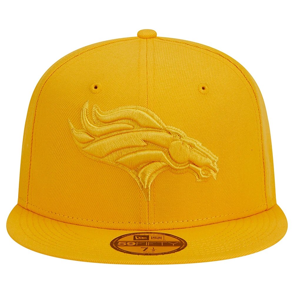 Casquette ajustée 59FIFTY des Denver Broncos Color Pack New Era pour homme
