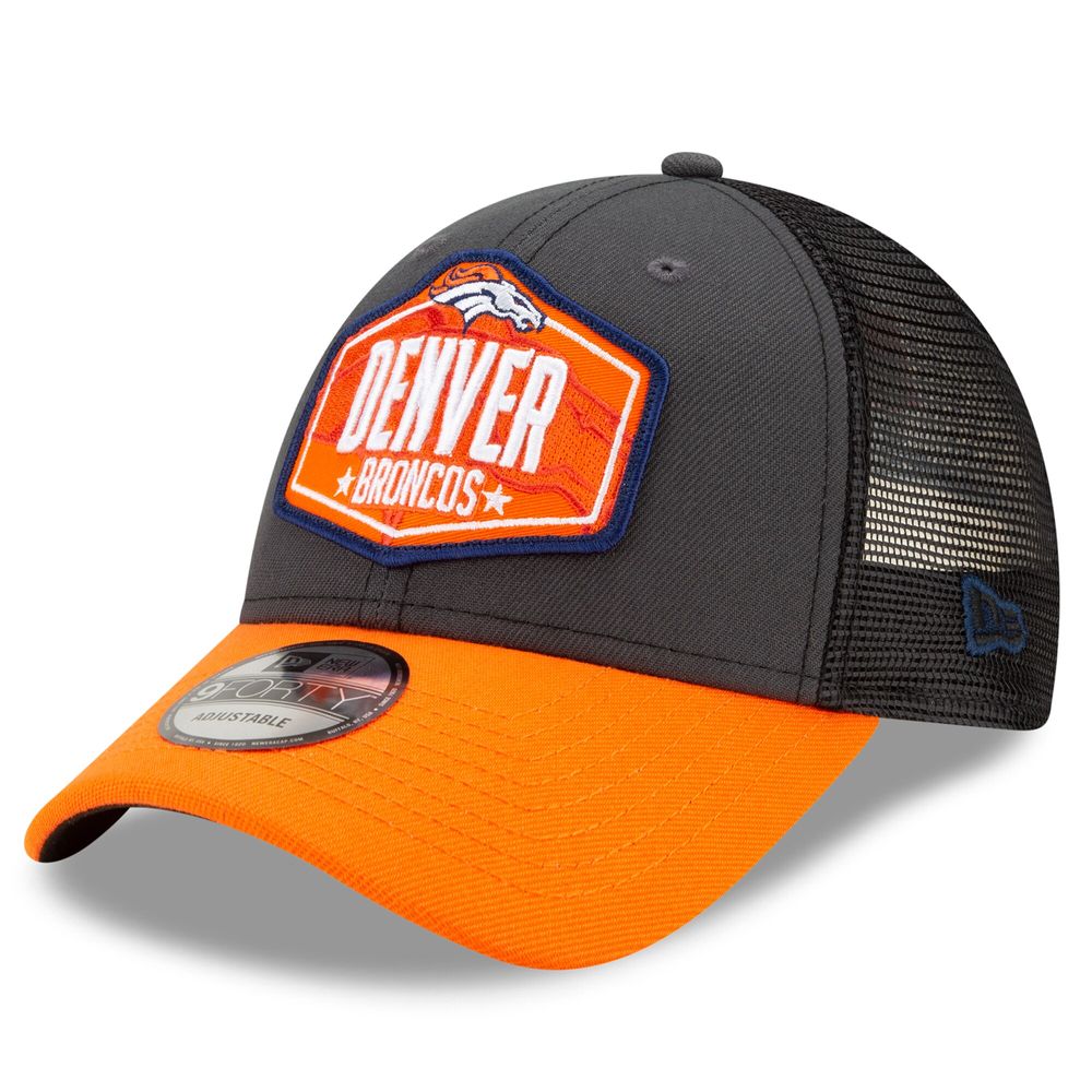 Lids Denver Broncos New Era Devoted Trucker 9TWENTY Snapback Hat -  Orange/Natural